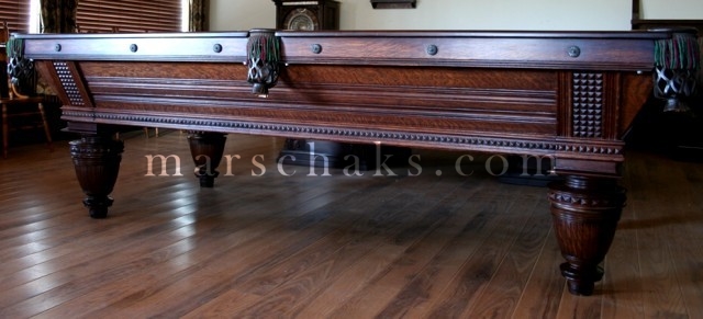 Antique Brunswick Billiard Tables – 1900 Brunswick Union League