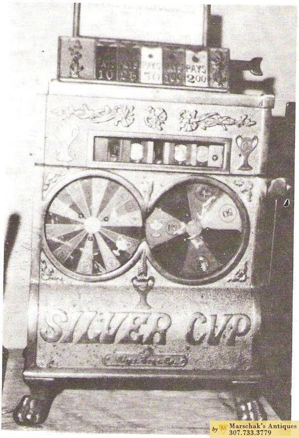 Antique Slot Machines - fey-silver-cup