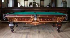 Antique Brunswick Billiard Tables – 1878 Rosewood Emanuel